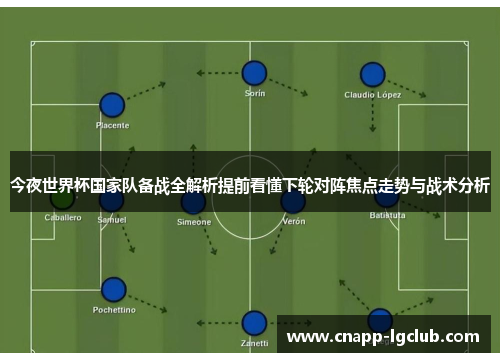 今夜世界杯国家队备战全解析提前看懂下轮对阵焦点走势与战术分析